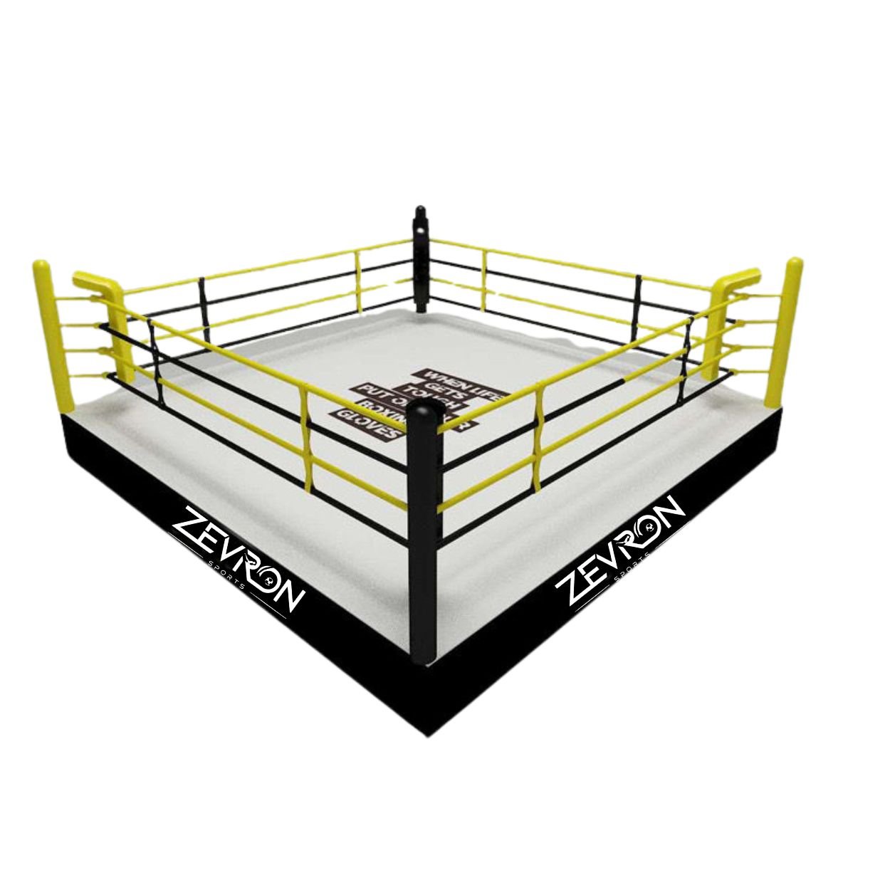 Customized boxing ring canvas cover with logo printing by Sefaro International