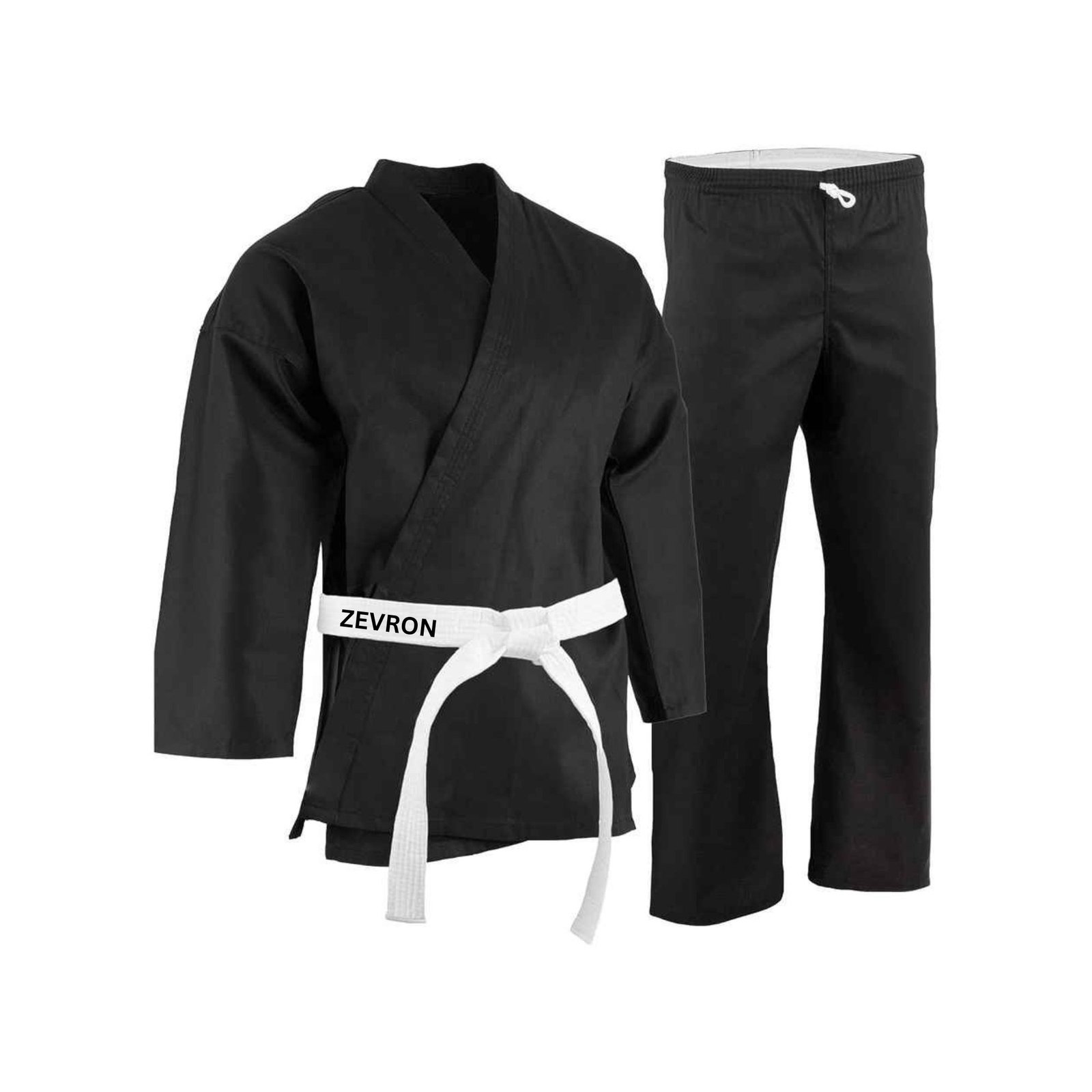 Durable martial arts uniforms available in multiple sizes