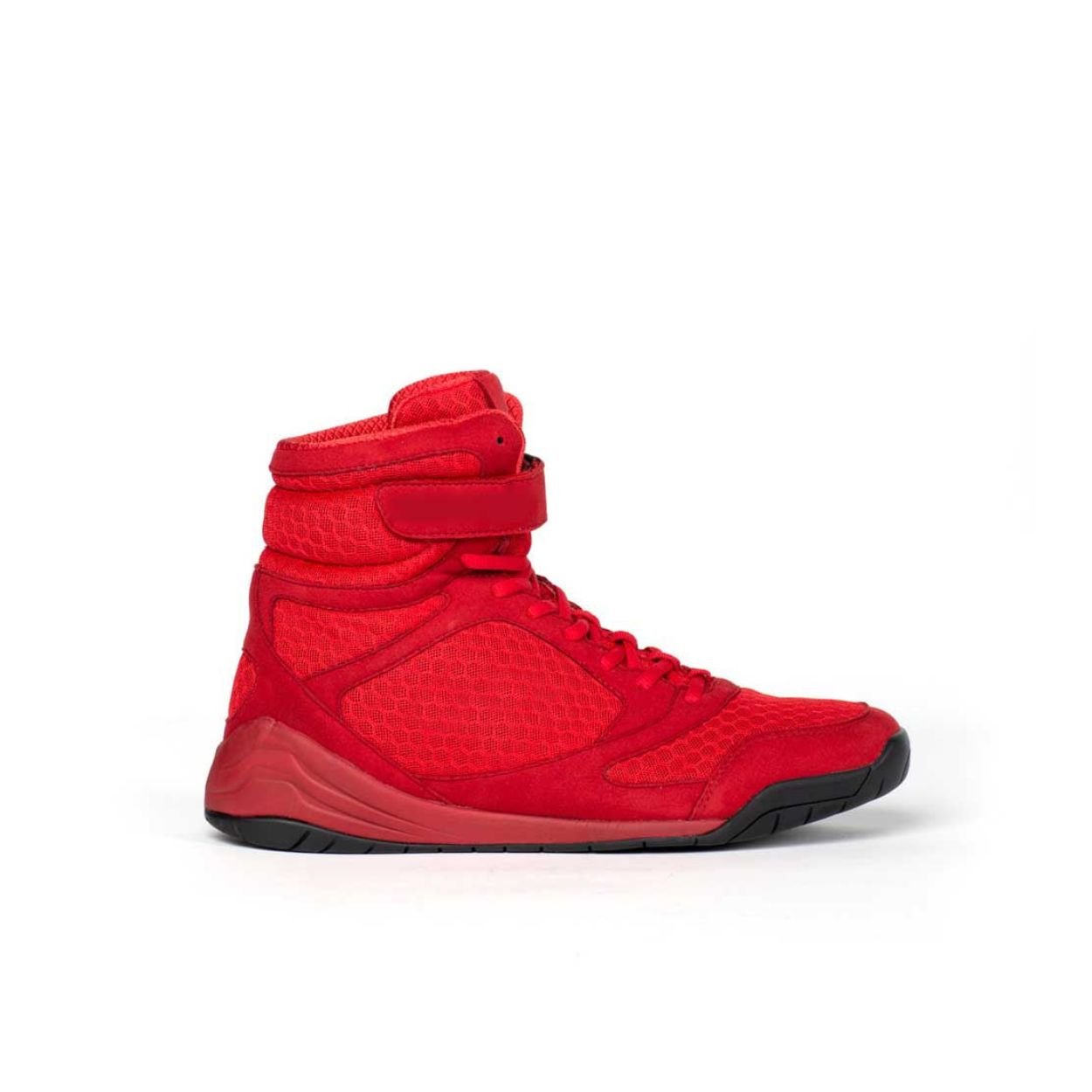 Custom made boxing footwear with reinforced construction and flexible design